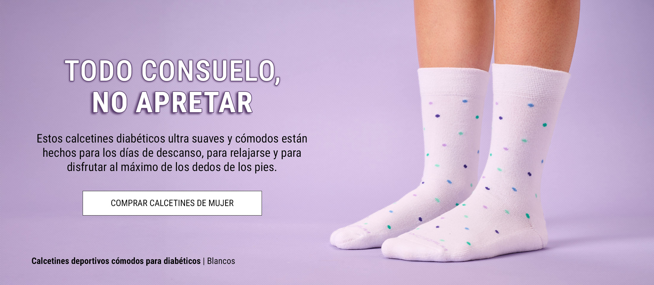Todo Comodidad. Sin Apretar. Estos Calcetines Diabéticos Ultra Suaves Y Cómodos Están Hechos Para Los Días De Descanso, Para Relajarse Y Para Disfrutar Al Máximo De Los Dedos De Los Pies. Comprar Calcetines De Tobillo Para Mujer. Calcetines Deportivos Cómodos Para Diabéticos | Blanco.